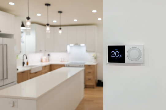 Thermostat intelligent dans une maison
