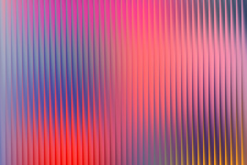 Obraz premium A visually striking abstract background with a blend of vibrant colors and a textured pattern of vertical lines creating a dynamic and modern aesthetic
