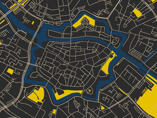 Clean Urban Street Map Zwolle