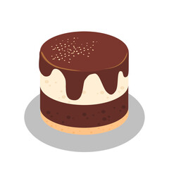 Chocolate Cream Drip Cake