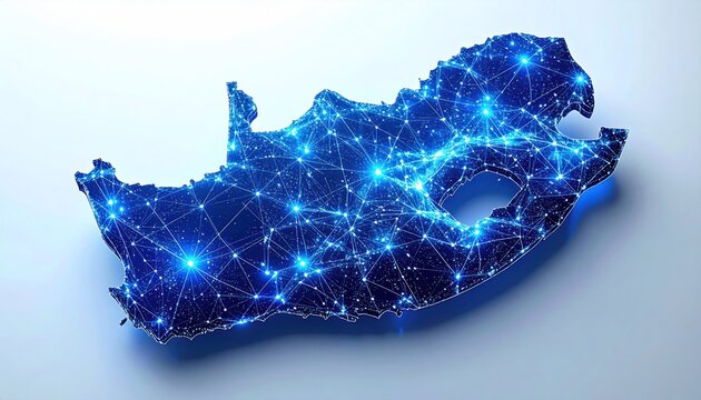 South africa map network
