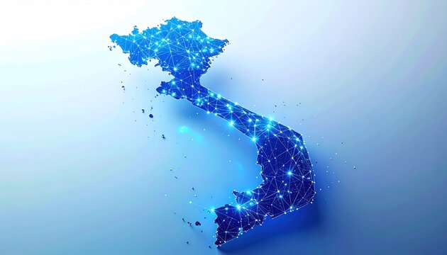 Vietnam map network design