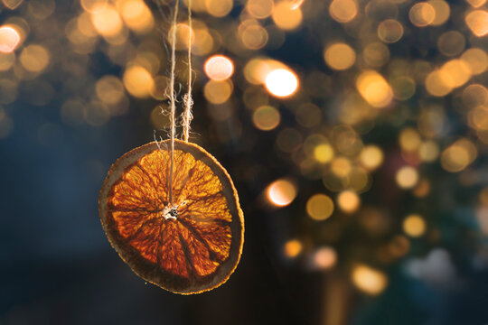 Dried orange slice for  christmas 