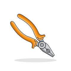 Combination Pliers on white background