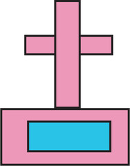 vector cross background