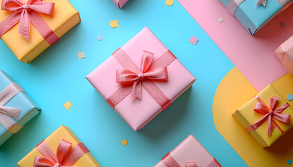 ポプアート風なプレゼントボックス