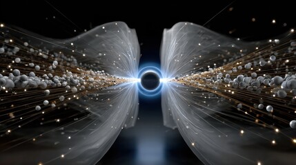 Obraz premium The image has a futuristic and otherworldly feel to it