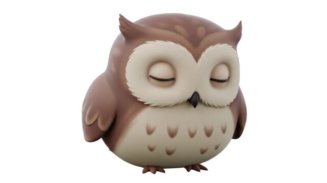 Cute cartoon owl