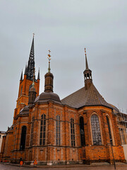 Historic Riddarholmen Church in Sweden