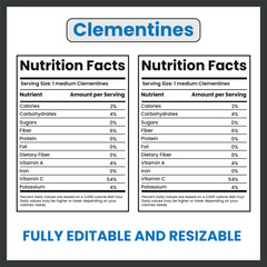 Clementines Illustration – Fresh Citrus Orange Fruit Vector