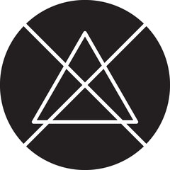 Fabric Specification Vector Icon - Do Not Bleach