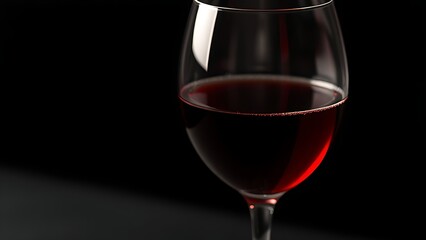 octet. Elegant goblet glass with red wine against dark sophisticated background. bar promotions, beverage menus, designed for product packaging and bar promotions, used by it administrators.