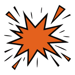 Speech bubble text effect comic flat color vector illustration template design