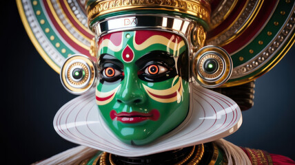 Kathakali dancer concept
