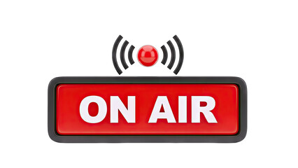 On Air Sign Broadcasting Signal