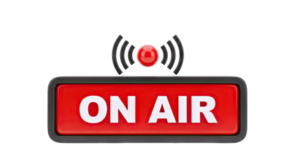 On Air Sign Broadcasting Signal