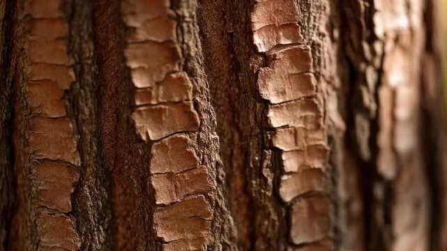 Macro Tree Bark Texture Motion