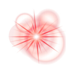 Red Energy Burst Effect