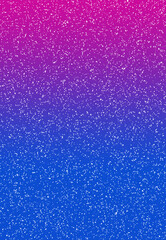 Dreamy sparkle over cotton candy fade — vertical pink-to-blue gradient with scattered white glitter evokes softness, joy, and celebration, ideal for festive visuals or abstract digital design assets.