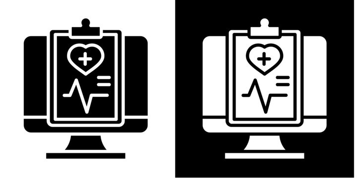 Ehr Icon Set White Style Collection