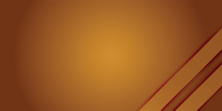 A warm brown and orange gradient background with two parallel diagonal lines in the bottom right corner, creating an abstract graphic design.