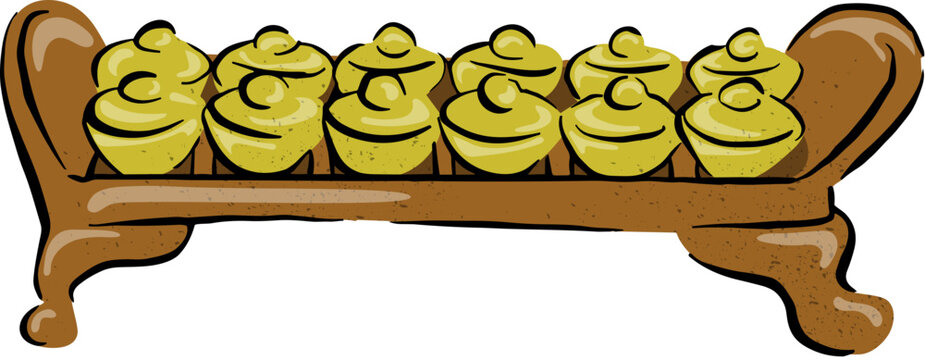 Bonang, Gamelan Indonesian Traditional Music Instrument