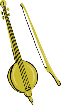 Rebab, Gamelan Indonesian Traditional Music Instrument