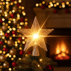 christmas tree with lights