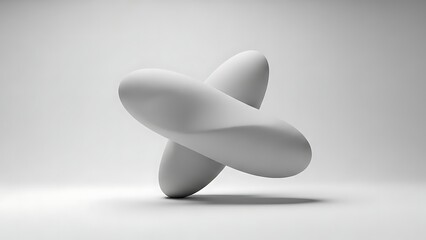 Abstract Sculpture: A minimalist, abstract sculpture takes center stage, its smooth, organic forms creating a sense of balance and harmony. The curves play with the light.