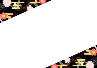 和風のかっこいいフレーム