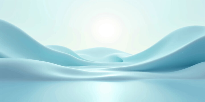 Abstract blue flowing water wave line pattern for business design background wallpaper