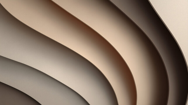 滑らかな紙の層が織りなす穏やかなニュートラル抽象レイヤー