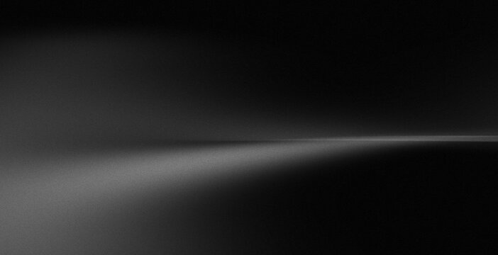 perfect black background for placing 3D objects or product photos. Illustration of a "floor", grounded and realistic products and soft light highlights.