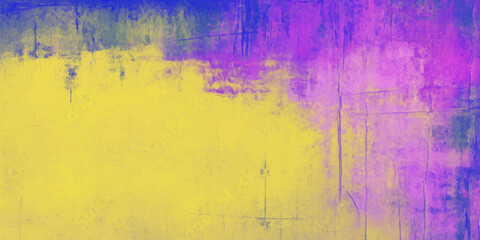 Obraz premium Abstract grungy wall texture with colorful vintage stripes and aged paint design pattern backdrop