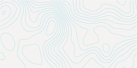 White wave paper curved reliefs abstract background. The topographic map. abstract topographic wave line black, white line map texture. geometric discovery mounted location counter grid map background © MOHAMAD