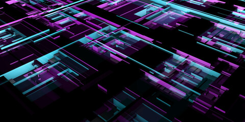 Futuristic Background For High-Tech Digital Technology Concepts