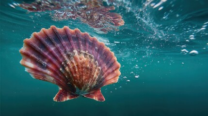 Seashell underwater