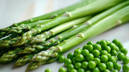 A collection of fresh vegetables on a white surface, ready for preparation. - Powered by Adobe