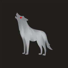 Wolf vector illustration image wolf is the largest carnivorous mammal of the dog family known for its strong physique, wide snout, short ears and long tail with fur varying from gray, brown to black o