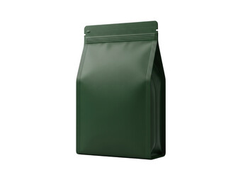 Green pouch isolated on transparent background