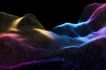 Dynamic plasma aurora effect flowing in vibrant gradients delivering mesmerizing futuristic atmospheric visual spectacle