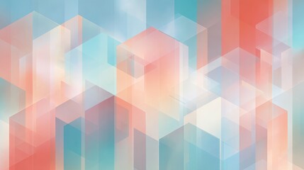 Abstract geometric pattern with colorful hexagonal shapes