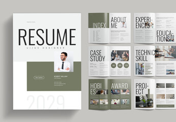 Resume Brochure Layout