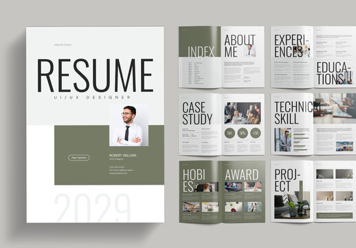 Resume Brochure Layout