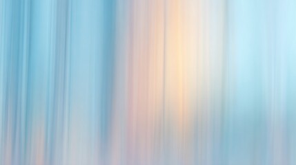 Obraz premium A soft, abstract image featuring blended hues of blue, orange, and pink, creating a tranquil and dreamy atmosphere.