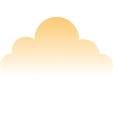 A soft gradient cloud illustration featuring smooth color transitions and a dreamy, atmospheric style. Perfect for backgrounds, templates, digital designs, and creative projects. High-quality and vers