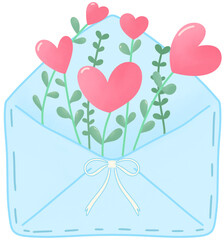 Sweet Love Music Elements Cute Pastel Romantic Set