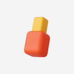 3d Realistic Cosmetic icon vector Illustration