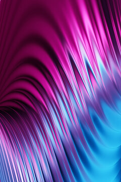 3d illustration of a classic  abstract gradient background with lines. PRint from the waves. Modern graphic texture. Geometric pattern.