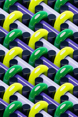 3d illustration of geometric   colorful   pattern of simple geometric  shapes